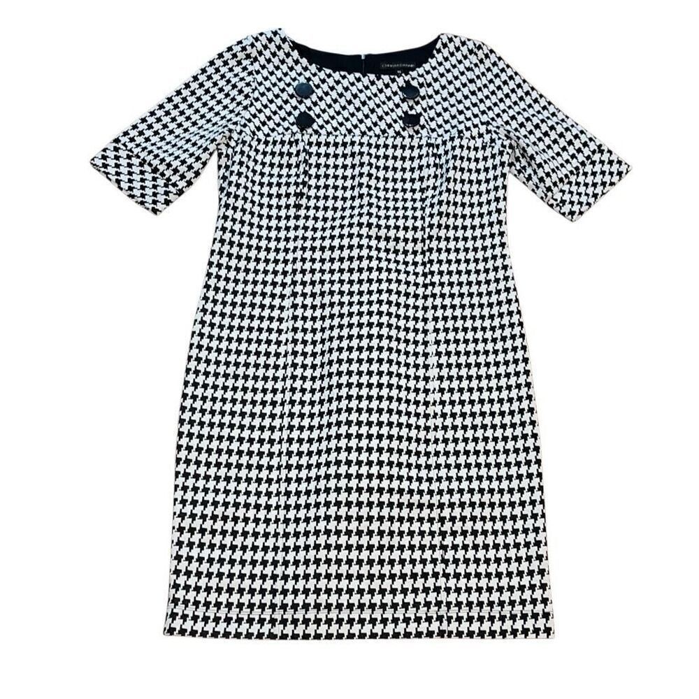 Chris McLaughlin houndstooth dress size 10 adorable